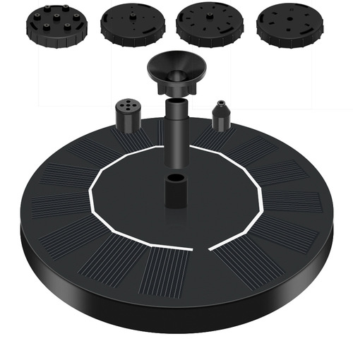 Solar-powered fountain outdoor swimming pool floating fountain bird bath fountain fountain pump courtyard garden water feature fountain light