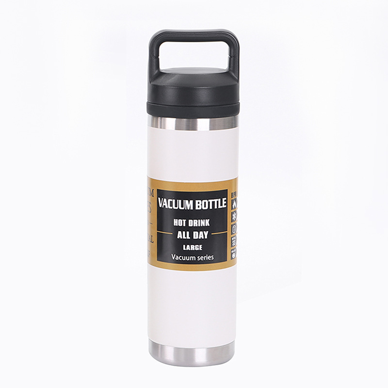 Vaso Aislado Estilo Yeti, Gran Capacidad, Acero Inoxidable 304, Botella de Agua Deportiva Portátil, Apta para Ciclismo y Senderismo al Aire Libre.