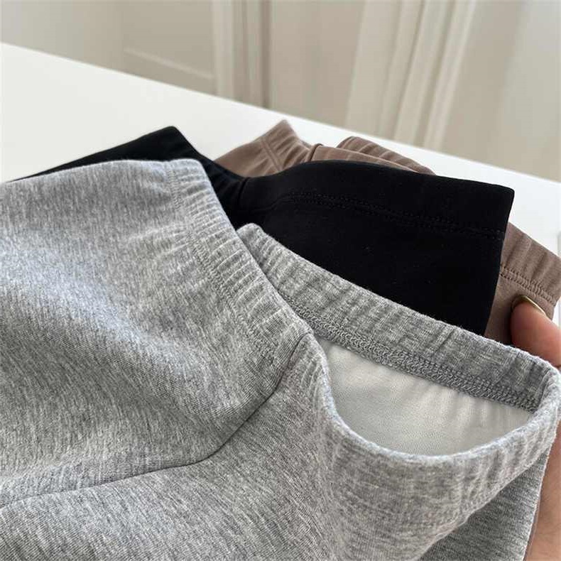 Slimming High-Waisted Cycling Shorts! Elastic Waistband, Stretch Cotton, Slim Fit, Suitable for Layering or Wearing Alone, Sports Fitness Base Shorts