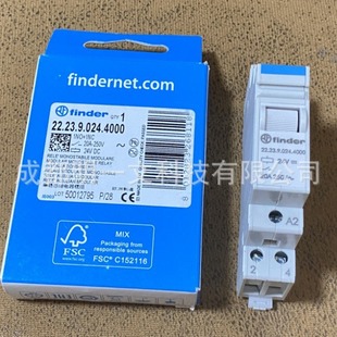 22.23.9.024.4000 General Purpose Relay FINDER Power SPST Normally Open, SPST Normally Closed New