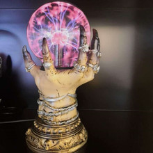 廠家批發一個起批魔幻場景布置個性魔手靜電離子閃電光魔法球魔燈