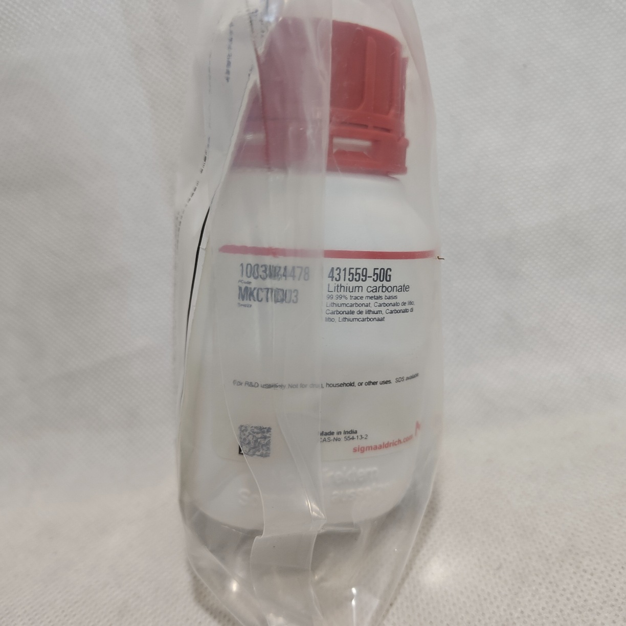 Lithium 431559  碳酸锂  50G