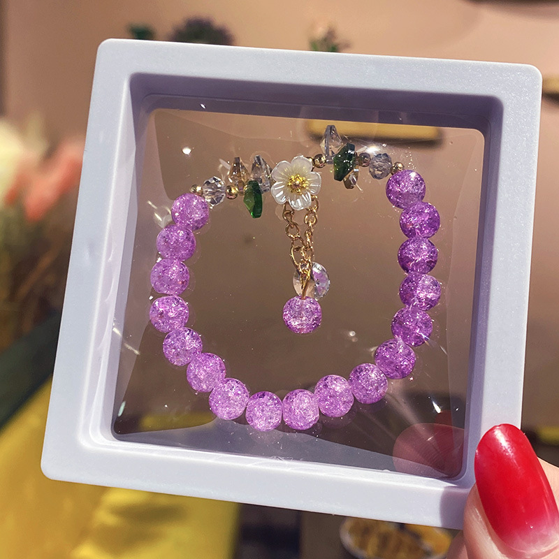 23g Weight Alloy, Glass Pendant Material Bracelets Classification Alloy, Glass Chain Material 1 Piece Quantity Daily, Date Occasion Alloy, Glass Material Bow Knot Pattern Women's Gender Elegant, Lady Style Elegant Lady Bow Knot Alloy Glass Beaded Bracelets Wholesale 1