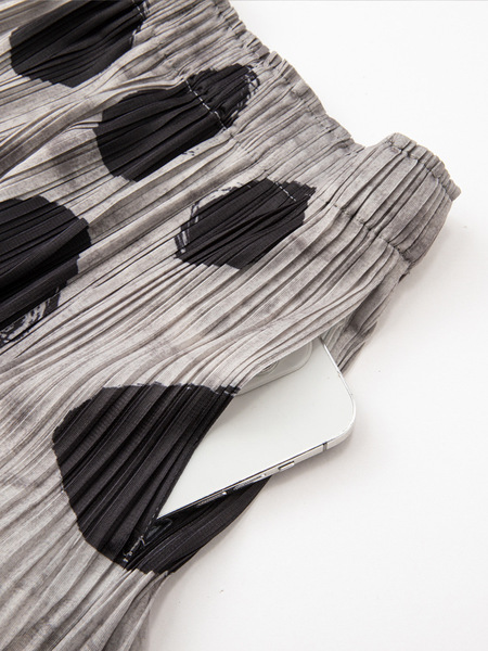 Small design retro pleated skirt