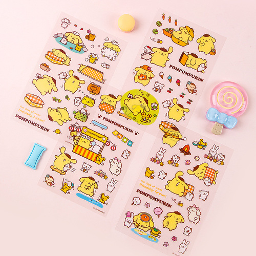 Sanrio sticker wholesale Jade dog Melody Culomi PET Guka sticker decorative cartoon waterproof sticker