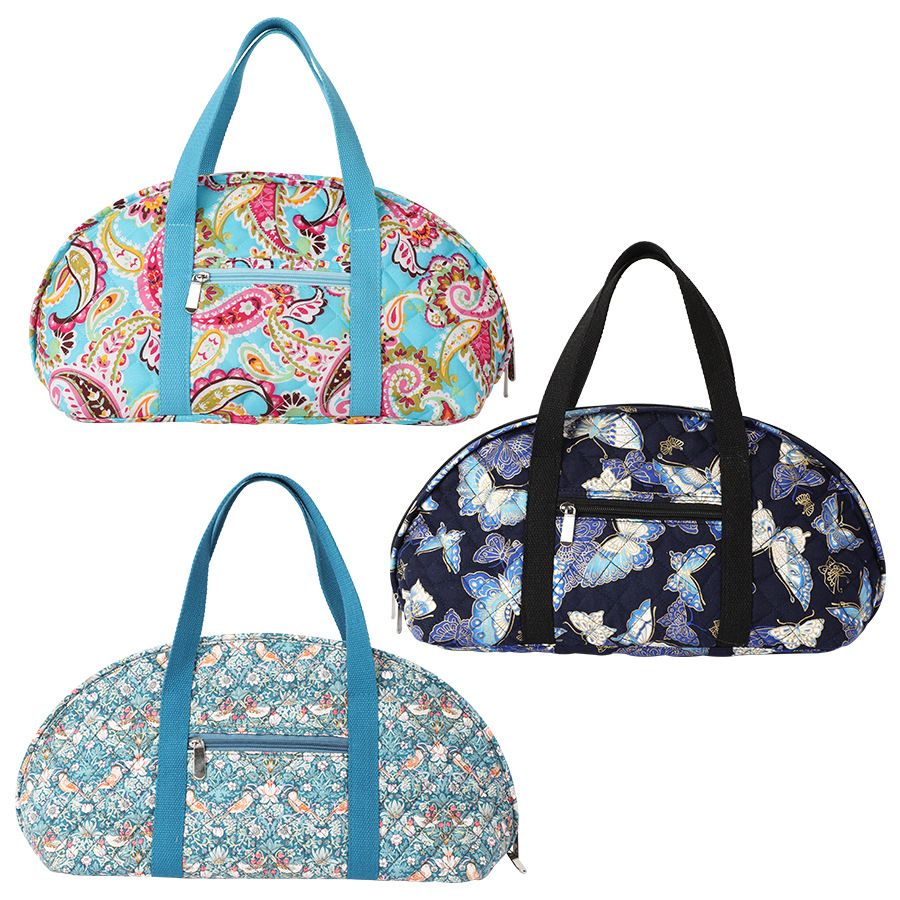 Woven capacious organizer bag