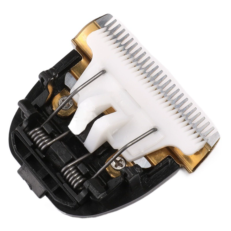 Титановое лезвие для машинки для стрижки волос, профессиональное лезвие из алюминиевого сплава для электрической машинки для стрижки, аксессуары для машинки для стрижки волос, лезвие из циркониевой керамики