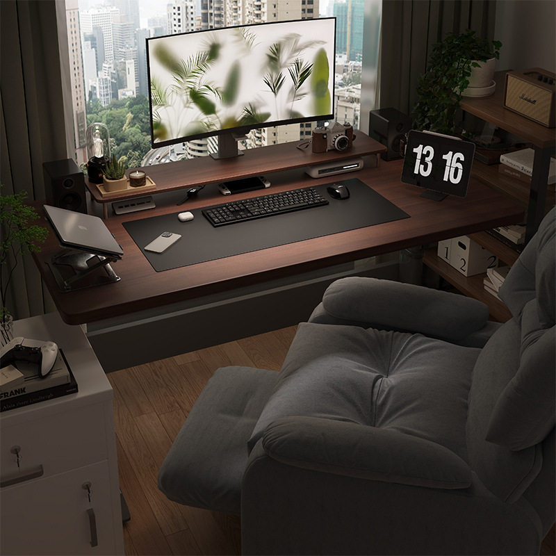 Escritorio de computadora de madera maciza escritorio simple para el hogar dormitorio de estudiantes escritorio escritorio banco de trabajo se puede levantar mesa de deportes electrónicos