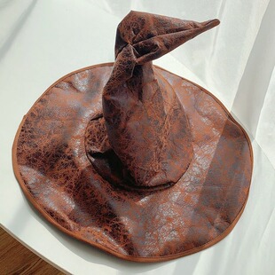 Halloween Witch Hat Headpowers Witcher Hat Harry Hat Harry Hat Federal Hat Vintage Potter Cavaliers Hat