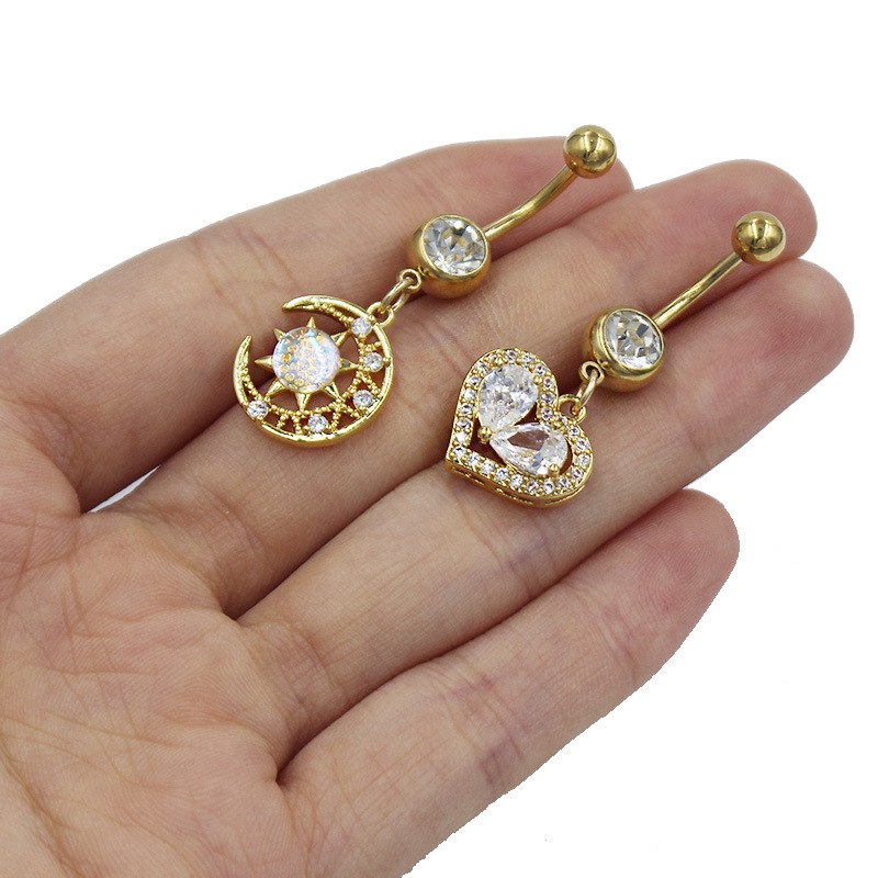 7g Weight Zircon Inlay Material Belly Ring Classification 1 Piece Quantity Holiday, Banquet, Party Occasion Zinc alloy Material Geometric, Moon, Knot, Butterfly, Bow Knot Pattern All Seasons Season Unisex Gender Novelty Style 1 Piece Belly Rings Novelty Geometric Moon Knot Zinc Alloy Zircon 15