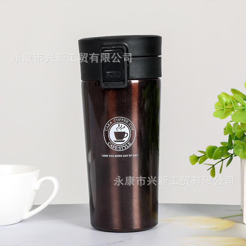 高颜值304不锈钢二代咖啡杯便携式保温杯创意简约车载水杯新批发|undefined