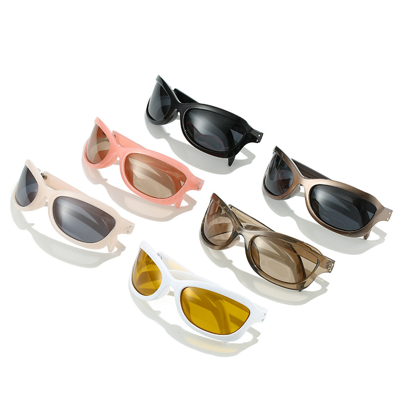 2024 ventas directas de la fábrica nueva futura transfronteriza gafas de sol y2g gafas de sol europeas y americanas Street shooting gafas de sol de moda