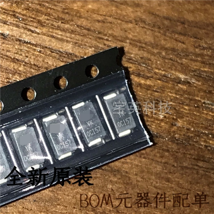 SMAJ30CA 丝印:YK 30V ESD瞬态/TVS二极管 IC芯片 SMA(DO-214AC)