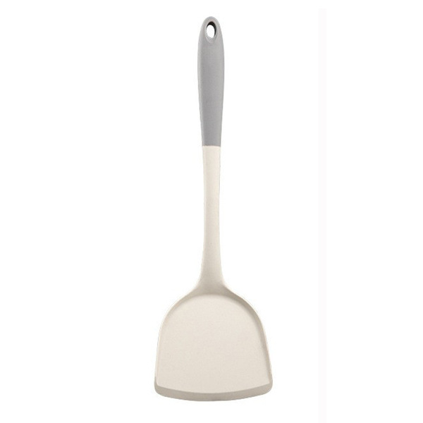 Wholesale gray and white two-color silicone spatula spoon household…