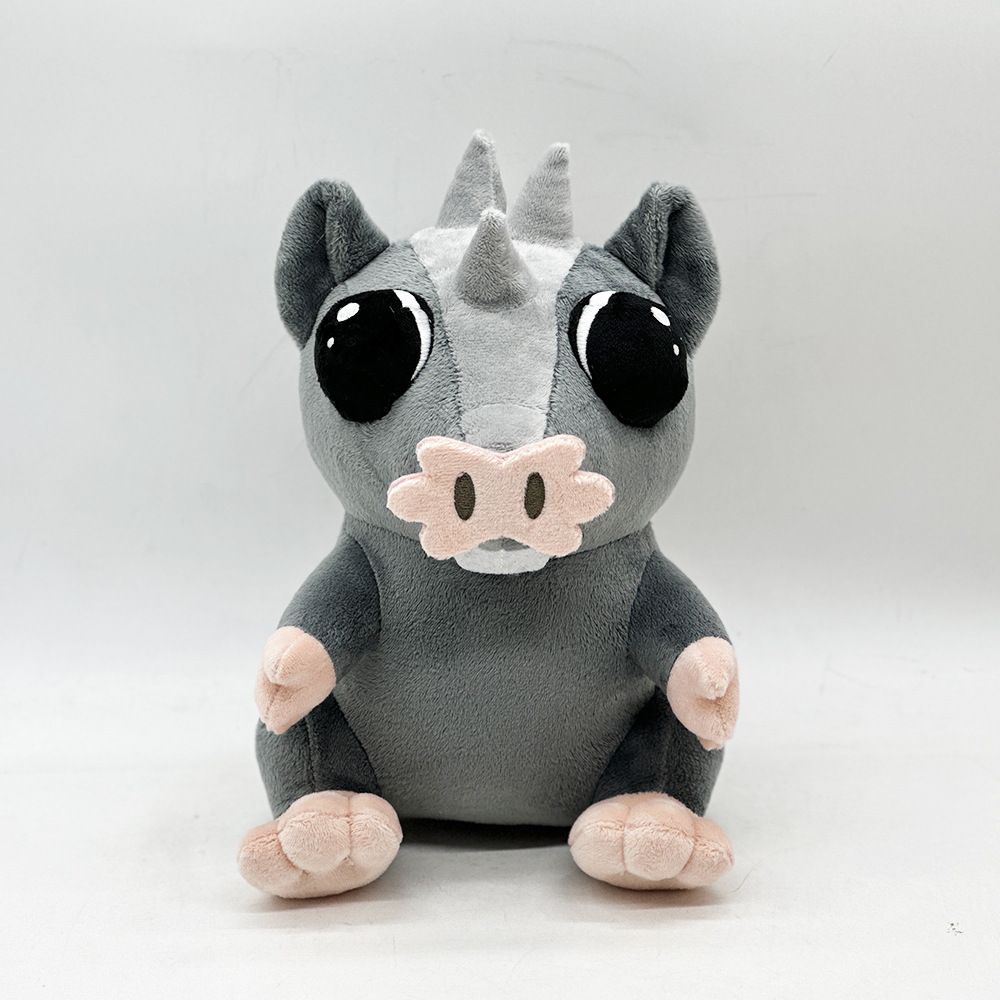 新款 DOORS THE CONTENT灰色老鼠猪  毛绒玩具 玩偶 公仔