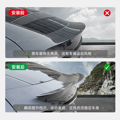 Suitable for Tesla's New Version | Fixed wind wing