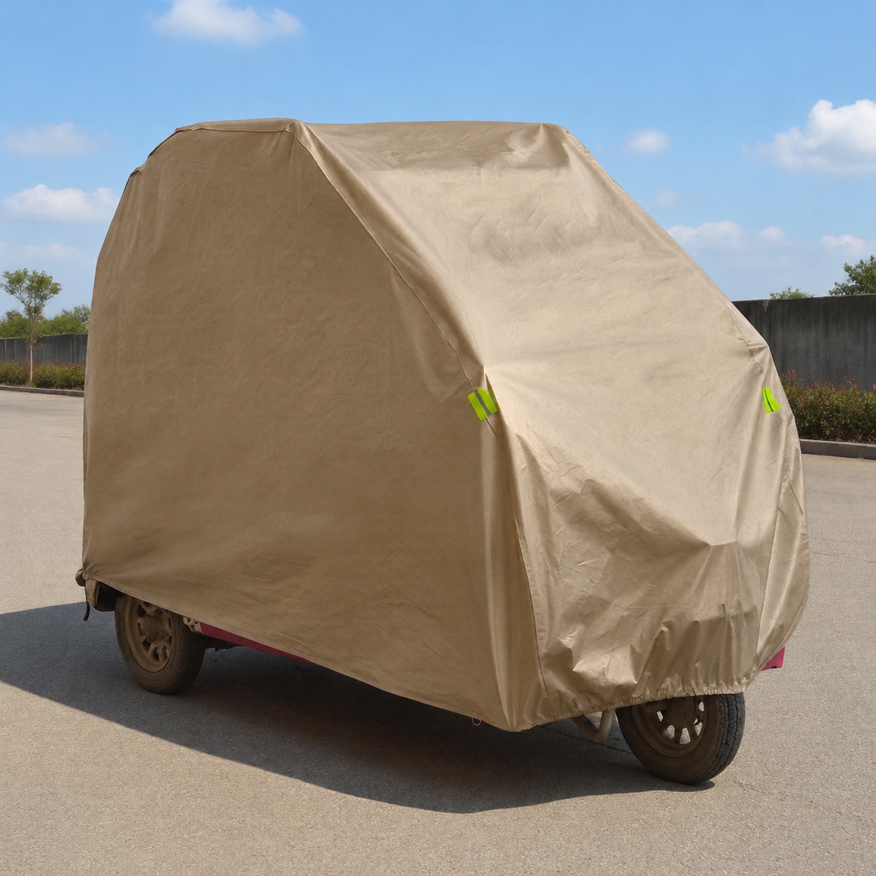Cross-Border Oxford Cloth Electric Tricycle Cover, New Model, Snow-Proof, Waterproof, Sun-Proof, Heat-Insulating, Sunshade, Four-Wheel Motorcycle Cover