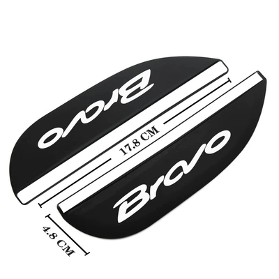 Rearview mirror rainproof sticker – decoration car logo 500C X - fiat-8-bravo