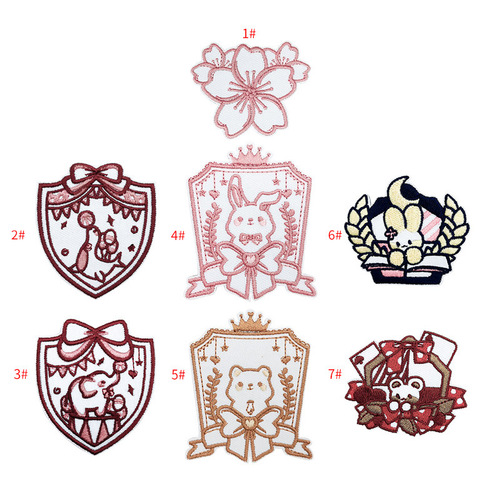 Zino computer jk uniform embroidery badge Japanese dk shirt accessories brooch cute college style decorative items