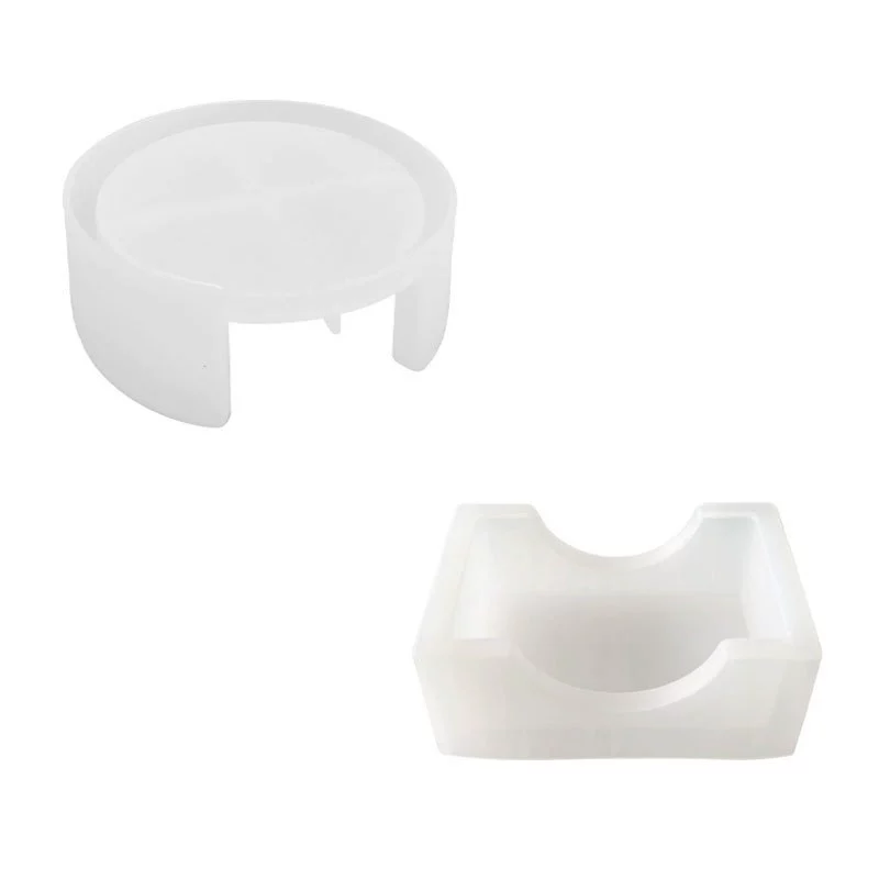 Silicone mold, storage box, round square set handmade