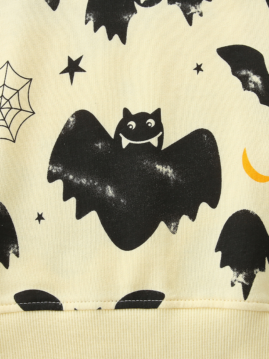 26 nuevas sudaderas de otoño para niños, sudaderas de manga larga con estampado de dibujos animados de Halloween, sudaderas de cuello redondo para niños, sudaderas infantiles transfronterizas