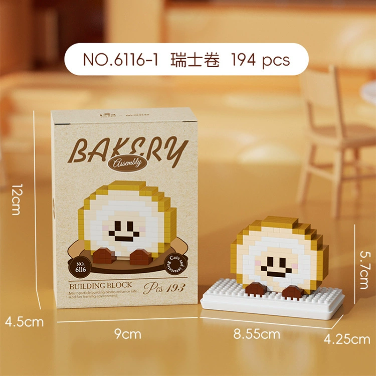 Mini Building Block Set — Realistic Milk Tea Micro Constructor Toy with Minifigure, Multiple Themes
