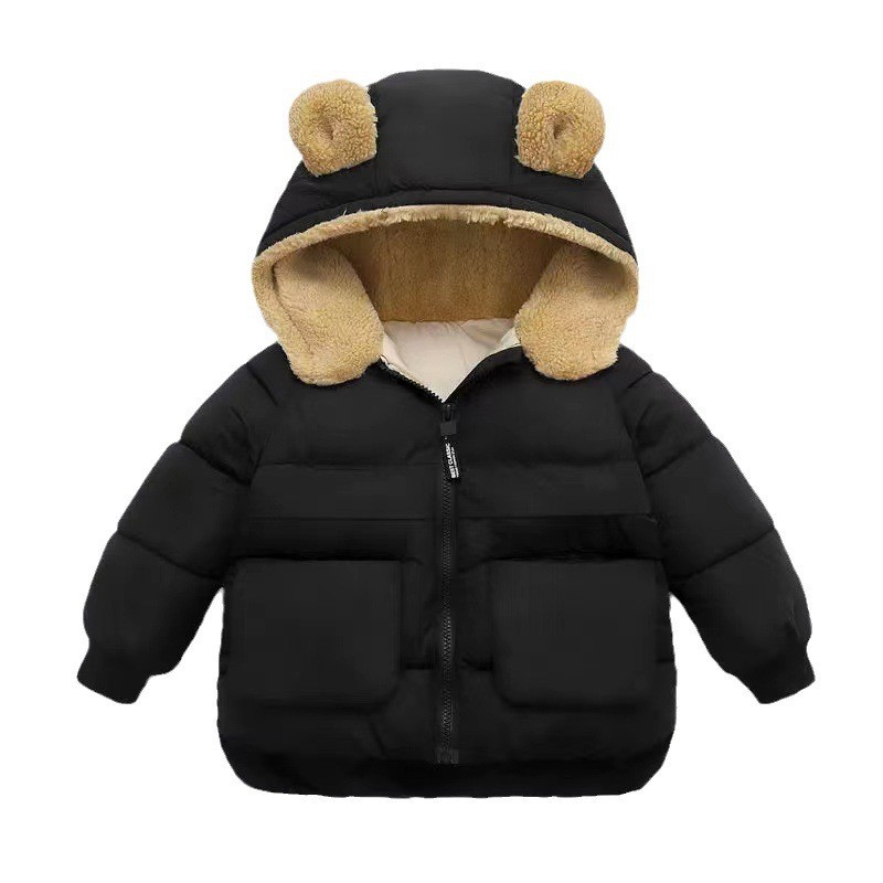 2025 otoño e invierno nuevo estilo de dibujos animados chaqueta acolchada de algodón para niños y niñas chaqueta acolchada de algodón para niños y niñas