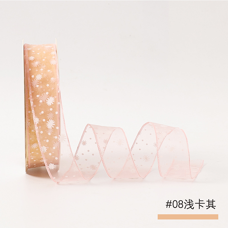 Estrellas brillantes cintas de embalaje de flores cintas de seda estrellado hechas a mano DIY arco florista lotes de materiales de flor