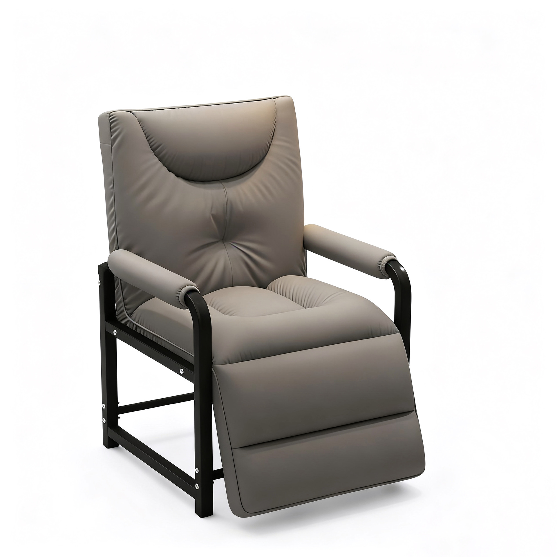 Silla de almuerzo de personal de oficina silla de computadora plegable silla de computadora se puede sentar y reclinar sofá perezoso respaldo silla de computadora