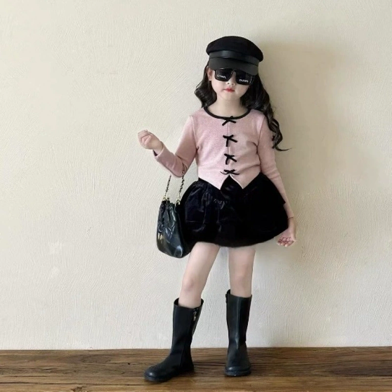 Корейская версия девушки 2024 новый осенний ароматный топ