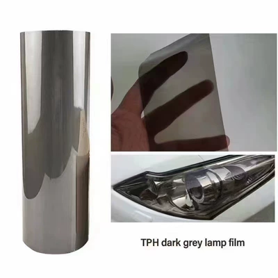 Car headlight protective film: Headlight Protective Film, Car Light Color - tpu-dark-black-30cm10m
