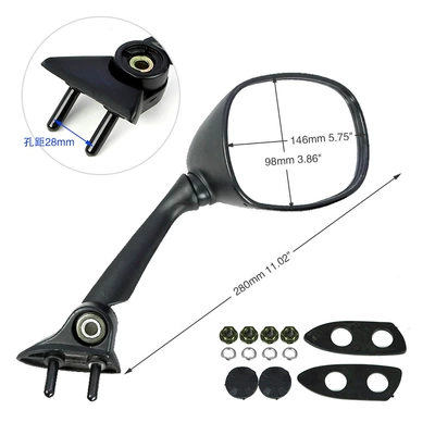 Rearview Mirrors, Large – Motorcycle rearview mirror
