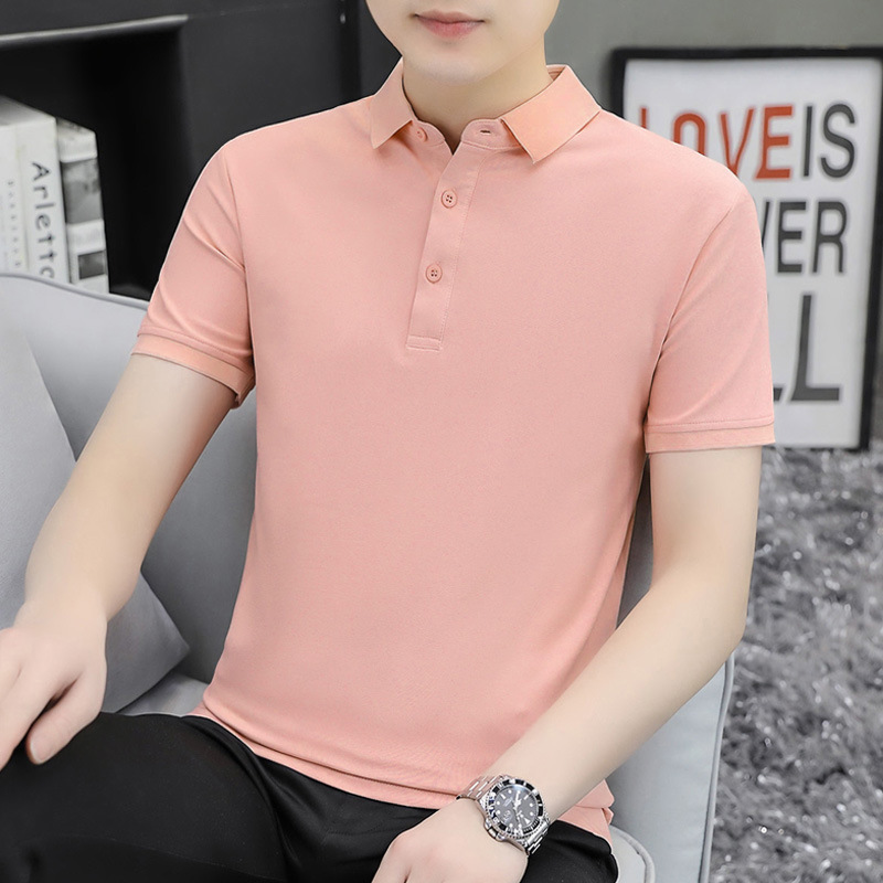 2026 New Men's Short-Sleeved T-Shirt Men's Polo Base Shirt Half-Sleeved Casual Lapel Men's Shirt T-Shirt Wholesale 2026 New Men's Short-Sleeved T-Shirt Men's Polo Base Shirt Half-Sleeved Casual Lapel Men's Shirt T-Shirt Wholesale