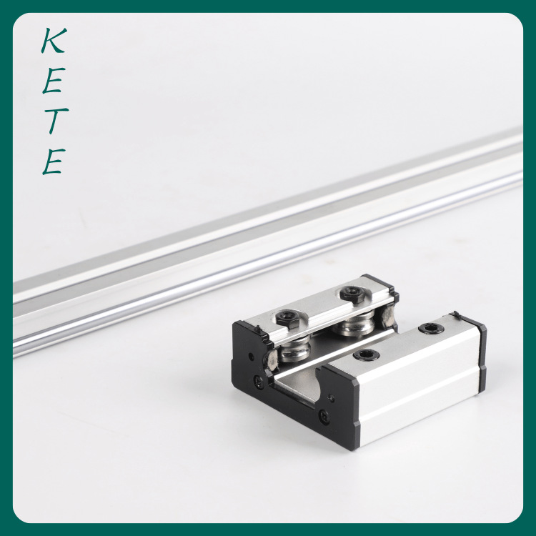 外置双轴心 重型直线导轨 滑台方轨道线轨滑块铝型材滑轨 轨道LGD