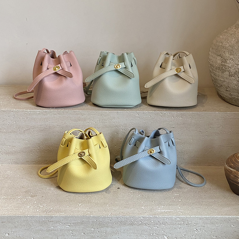 Trendy New High-quality Lychee-pattern Handbag Women, Suitable For Work And Commuting, Simple Style, Versatile Crossbody_voghion.com