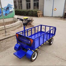 长1.5米宽0.8米倒骑款电动四轮手推车拉货车农场菜市场搬运平板