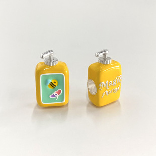 Pressable Hand Sanitizer S925 Sterling Silver Beads Colorfulful Enamel Toy Beads Bees Beads Can Be Customized According to Drawings and Samples