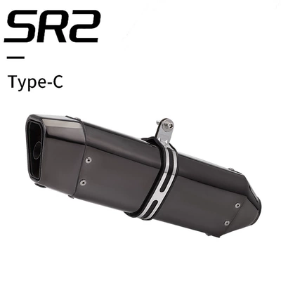 Exhaust pipe 800NK NINJA400 SR2 - csr2-dream-star-medium-titanium-black-with-built-in-silencer