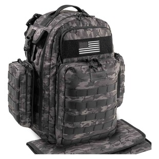 New Cross-Border E-Commerce Tactical Men's Multi-Functional Backpack Large Capacity Waterproof and Wear-Resistant Camouflage Tactical Backpack