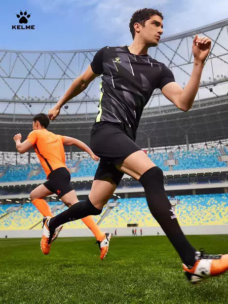 Kelme/Kamei Football Uniform T-Shirt Printing Set for Men, Women, and Children, Competition Gear, Short-Sleeve Custom Team Uniforms, Group Purchase