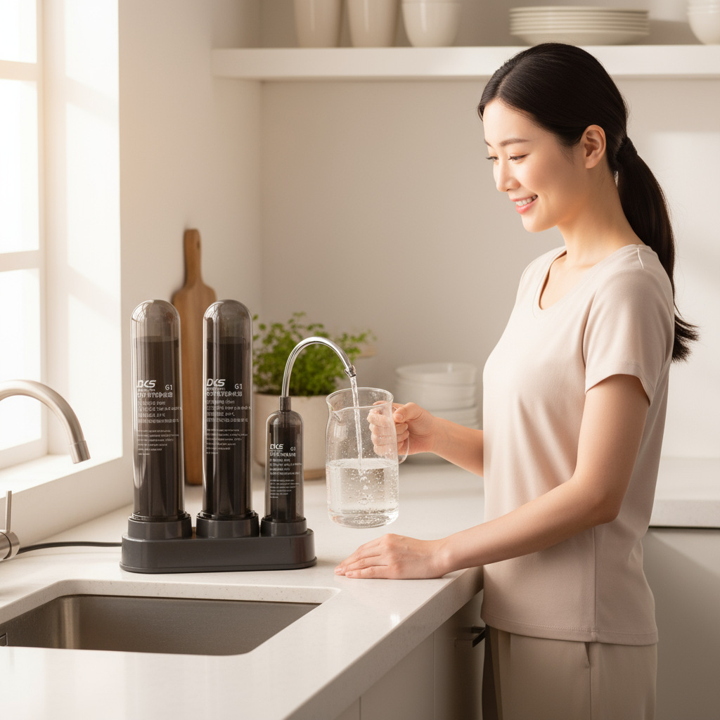 2025 Water Purifier Household Countertop Faucet Filter Ultrafiltration Machine Kitchen Water Purifier Direct Drinking Machine