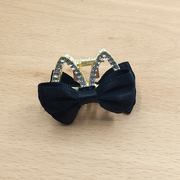 고양이귀나비결합 골드클립 [블랙]