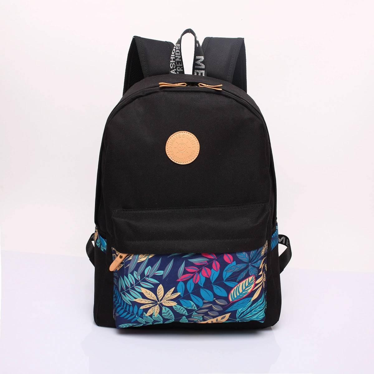 Fashionable school bag, folding universal backpack, oxford cloth, Korean style, wholesale