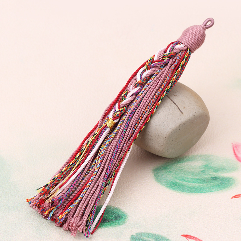 Xizang cotton tassel diy Bodhi beads bracelet jewelry colorful hanging ear ethnic style tassel wholesale Xizang cotton tassel diy Bodhi beads bracelet jewelry colorful hanging ear ethnic style tassel wholesale