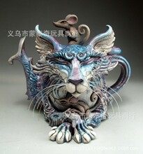 ֹèHandmade Art Cat Teapot ħè²֬ڼ