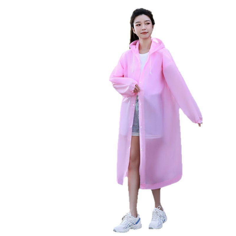 大人用EVA非使い捨てレインコート、ポータブルで厚みのあるファッショナブルな大人用アウトドア登山旅行用レインポンチョ|undefined
