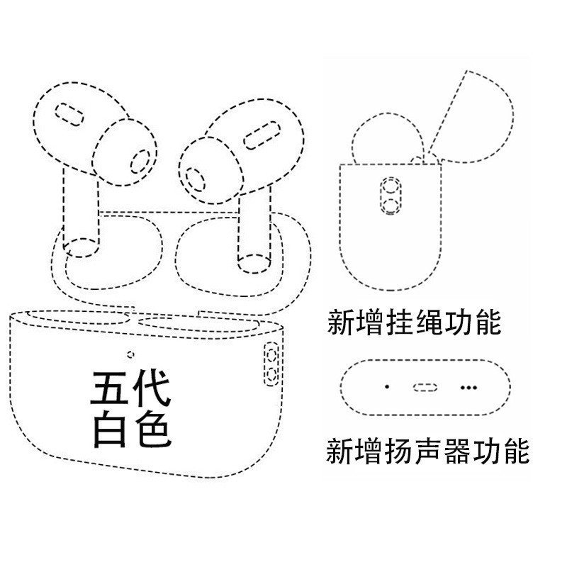 アップルのアンドロイドpro真の無線bluetoothイヤホン5世代airジェリーTWS bluetoothイヤホン工場直販|undefined