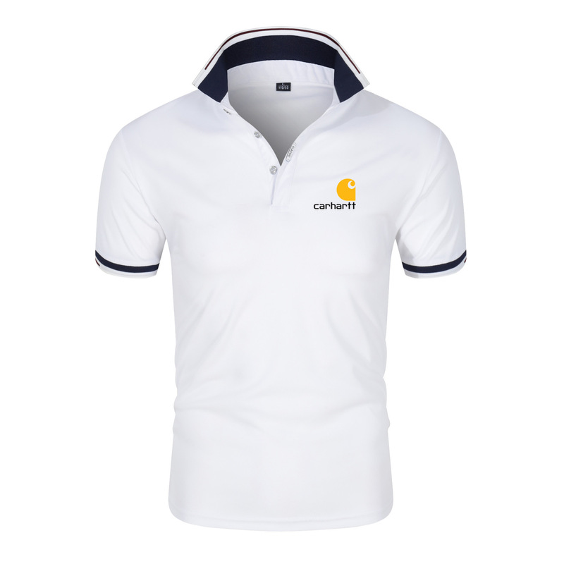 Cross-Border Short-Sleeved Amazon New Polo Shirt Carhartt Mango Trendy Brand Men's and Women's Casual Fashion Shirts Wholesale