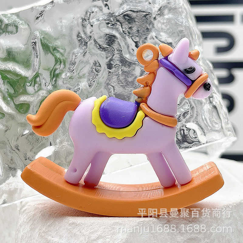 马年挂件公仔钥匙扣新年独角兽盲盒玩偶卡通小马挂饰辅料配件公仔|undefined