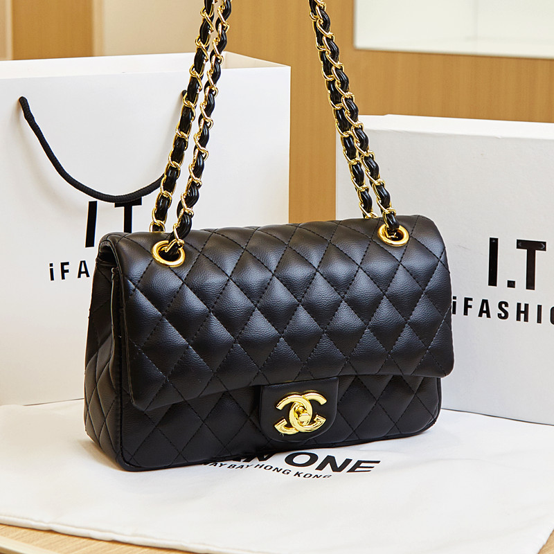 Chanel CF Classic Rhomboid Versatile Genuine Leather Crossbody Bag Small Chanel Style Bag Advanced Texture Purchasing Women's Bag Chanel CF Classic Rhomboid Versatile Genuine Leather Crossbody Bag Small Chanel Style Bag Advanced Texture Purchasing Women's Bag